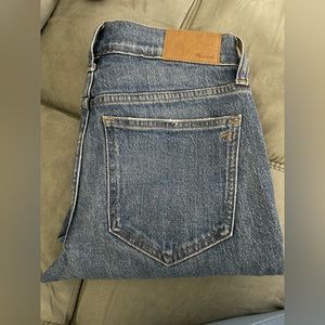 Madewell low rise straight jeans